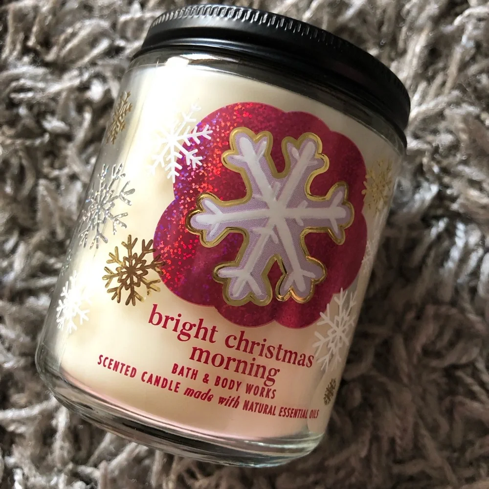 Bath & Body Works Bright Christmas Morning Candle, New